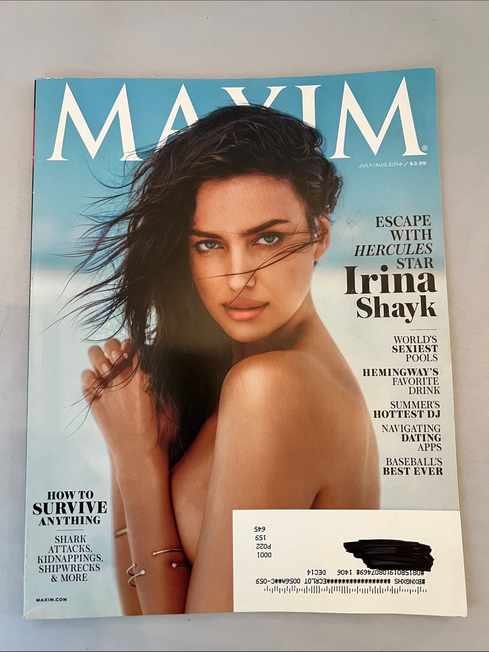 Maxim Magazine - Irina Shayk Cover - July/aug 2014 - Issue 195